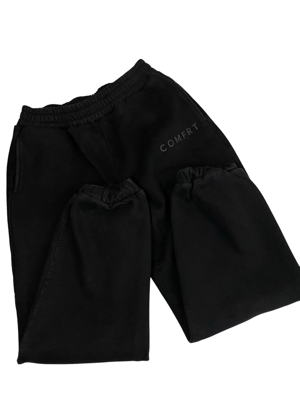 Comfrt Tranquil Oversized Sweatpants Obsidian Black Large - Picture 12 of 13